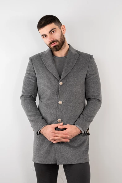 SİR REGULAR FİT ERKEK KAŞE KABAN - 7