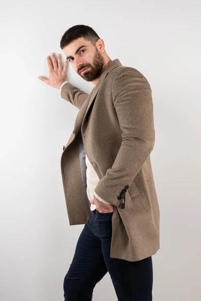 SİR REGULAR FİT ERKEK KAŞE KABAN - 2