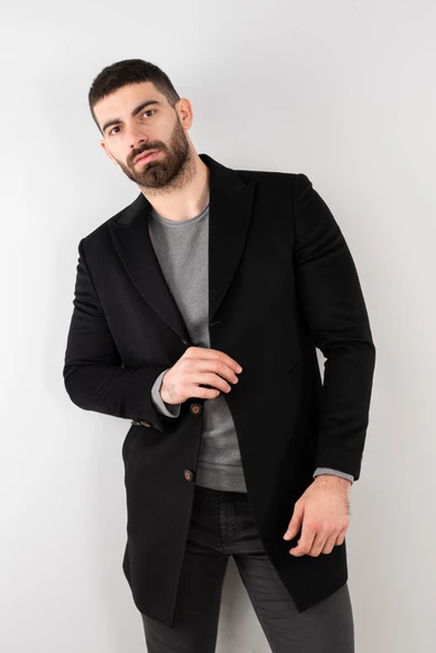 SİR REGULAR FİT ERKEK KAŞE KABAN - 10