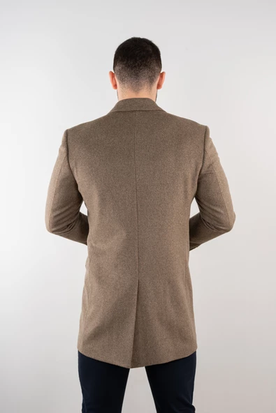 SİR REGULAR FİT ERKEK KAŞE KABAN - 5