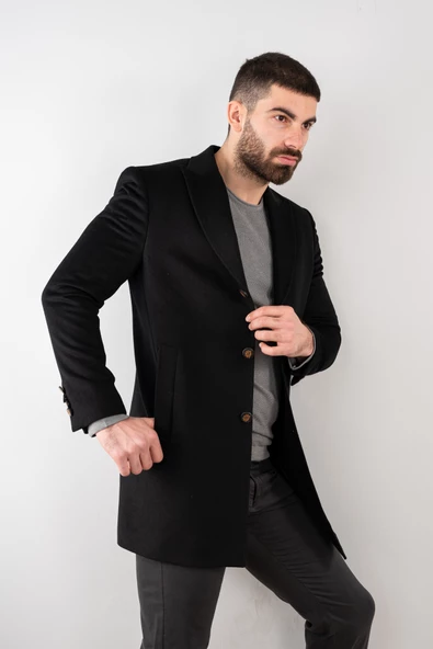 SİR REGULAR FİT ERKEK KAŞE KABAN - 11