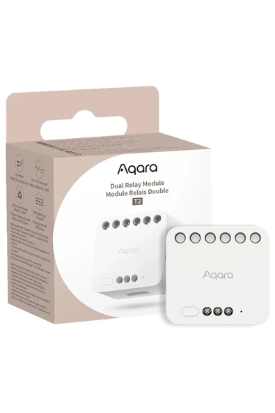 aqara   Akıllı Çift Röle Modülü T2 Dcm-k01