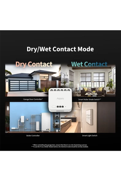 aqara   Akıllı Çift Röle Modülü T2 Dcm-k01 - 5