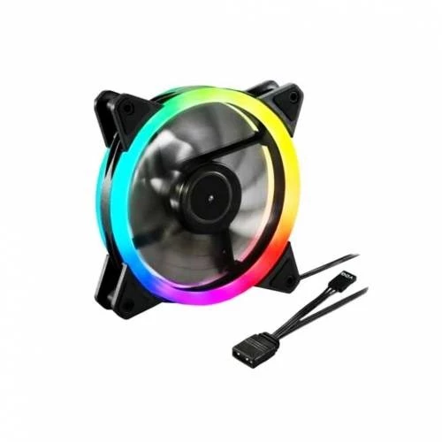 Concord C892 RGB Gökkuşağı Renkli 12cm Soğutucu PC Kasa Fanı - 4