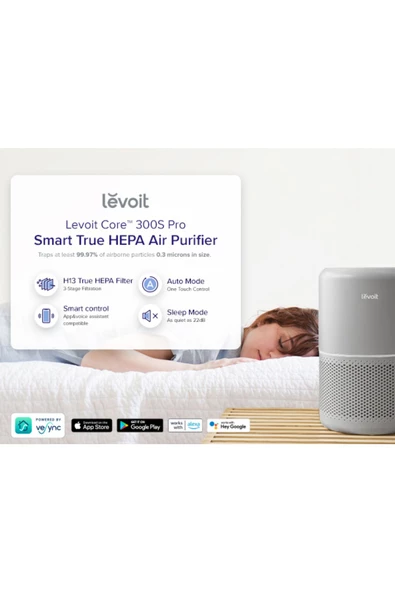 Levoit Core 300S Pro Akıllı Hava Temizleme Cihazı - 4