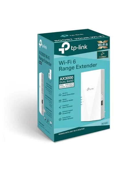 TP-LINK   RE700X AX3000 Mesh Wifi 6 Menzil Genişletici - 3