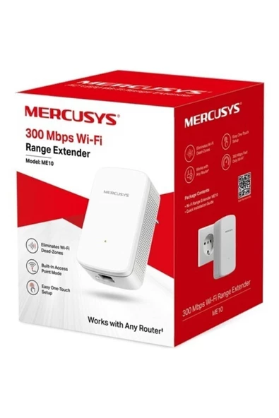 Mercusys Me10 300 Mbps Wi-fi Range Extender Evrensel Wifi Menzil Genişletici - 2