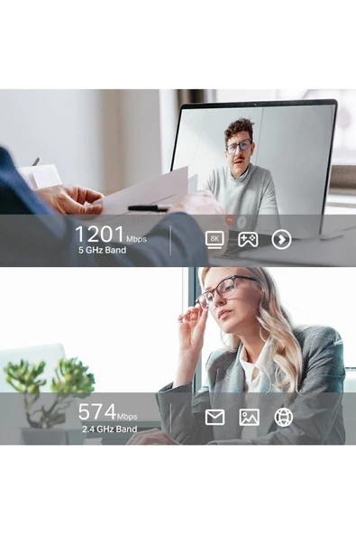 TP-LINK Archer TX20UH 1800 Mbps Wifi 6 Kablosuz USB Adaptör AX1800 - 2