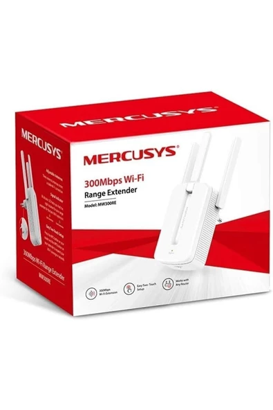 Mercusys   Mercusys Wifi Pro Sinyal Güçlendirici 300 Mbps -Sinyal Yakınlaştırıcı-Wifi 3 Antenli MW300RE - 5