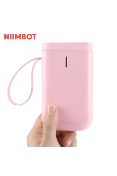 NiiMbot   D11 Bluetooth Taşınabilir Termal Etiket Yazıcı - Pembe