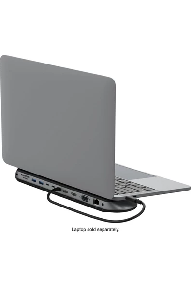 Belkin 11'i 1 Arada Evrensel USB-C Pro Bağlantı İstasyonunu - INC014btSGY - 2