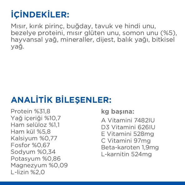 Hill's SCIENCE PLAN Somon Kısırlaştırılmış Yetişkin Kedi Maması 8+2 Kg - 3