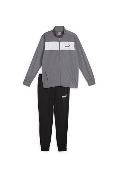 Puma Poly Suit 677427 69 Erkek Eşofman Takımı Gri S-XXL - 3