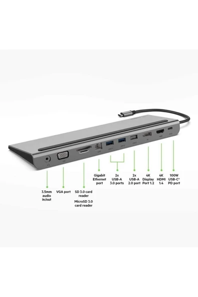 Belkin Usb-c Hub, 11'i 1 Arada Çoklu Bağlantı Noktası