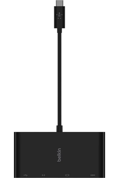 Belkin   Usb-c Multimedia Adapter; 4k Hdmı, Ethernet, Usb-a, Vga - 5