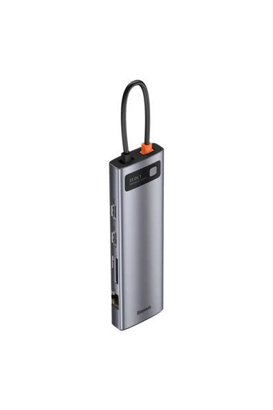 Baseus Metal Gleam 11in1 Multifonksiyonel Type-c Hub Dock Station Modern Tasarım 431550