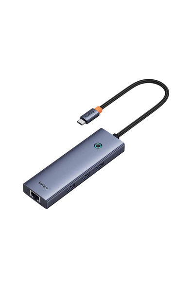 Baseus Ultra Joy 6in1 Multifonksiyonal Type-C Hub Dock Station - 5