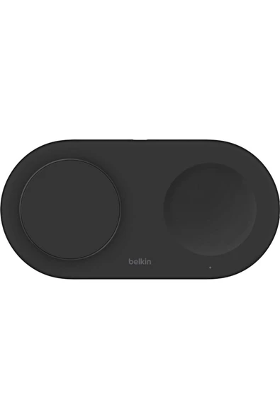 Belkin BoostCharge Pro 2'si 1 arada MageSafe Kablosuz Şarj İstasyonu - ?WIZ021vfBK - 2