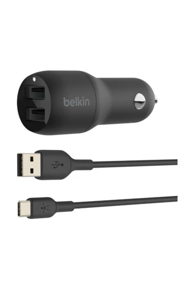 Belkin   24w Type-c Araç Şarjı Siyah