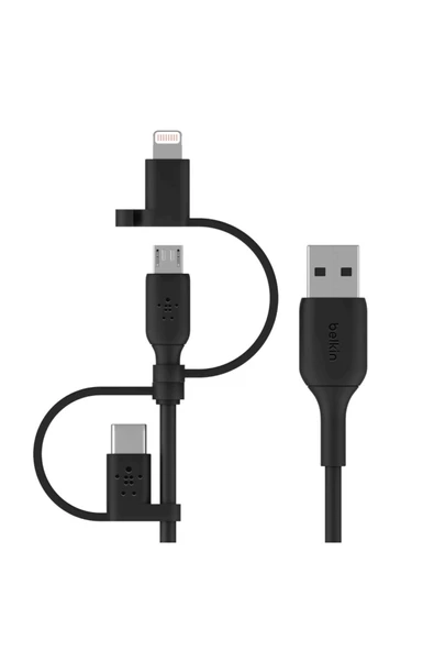 Belkin Boost Charge Usb-c, Micro-usb Ve Lightning Konnektörlü Usb-a Kablosu