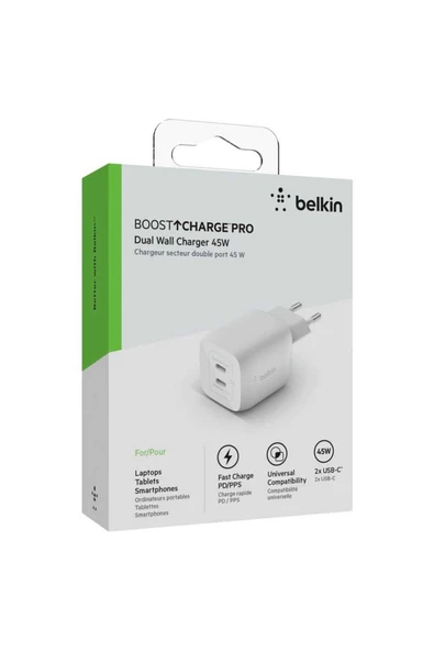 Belkin Çift Usb-c 45w Şarj Cihazı - 6