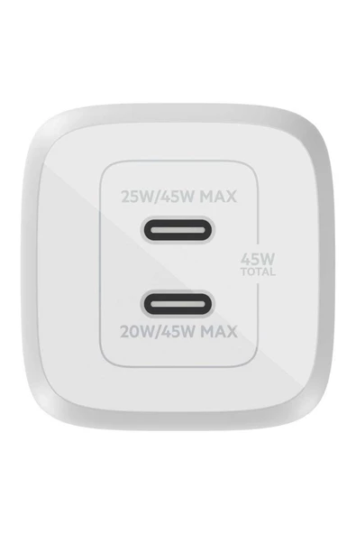 Belkin Çift Usb-c 45w Şarj Cihazı - 2