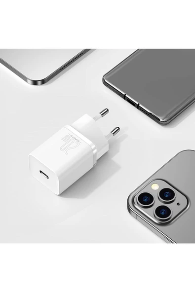 Baseus   Qc 20w Type-c Şarj Cihazı Beyaz - 2