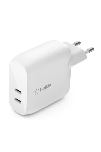 Belkin   40w Çift Girişli Usb-c Pd Hızlı Şarj Aleti