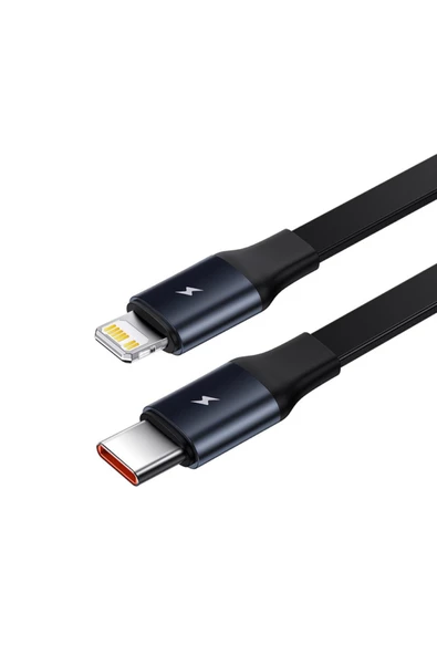 Baseus 2in1 Makaralı 30w Hızlı Şarj Type-c + Lightning Iphone Araç Şarj Cihazı Siyah - 4