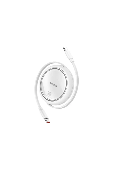 Baseus Free2 Draw Mini Makaralı Type-C to Type-C 100W Kablo 1m. - 4