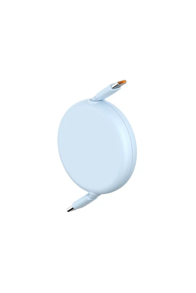Baseus Free2 Draw Mini Makaralı Type-C to Type-C 100W Kablo 1m.