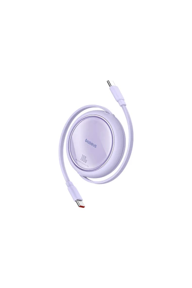 Baseus Free2 Draw Mini Makaralı Type-C to Type-C 100W Kablo 1m. - 2
