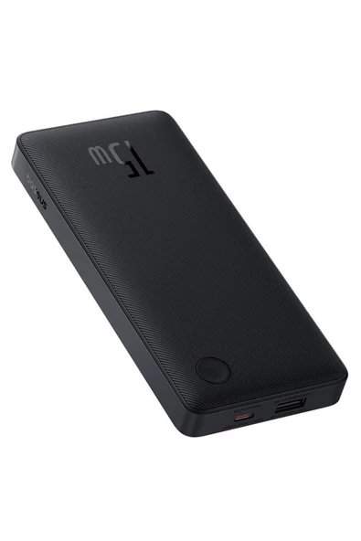 Baseus   OS-Baseus Airpow Lite Power Bank 10000mAh 15W Cosmic Black (Data Cable USB to Type-C 30cm Black) - 2