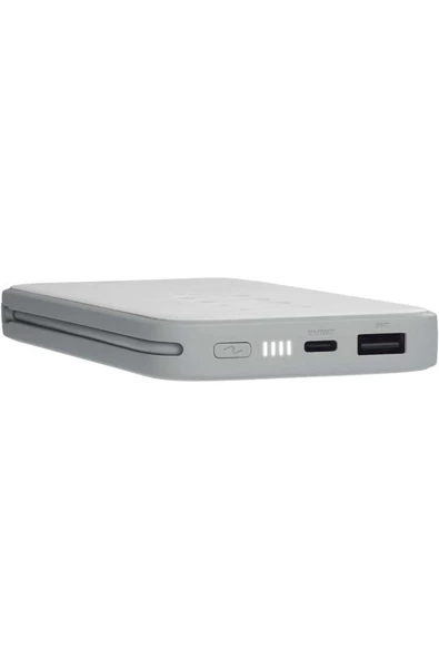 Infinity Lab   By Harman 10000 Mah Pd 30w Hızlı Şarj Özellikli Entegre Lightning Kablolu Powerbank - Beyaz - 4
