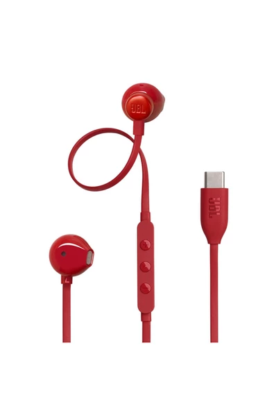JBL   TUNE 305C Kırmızı Type-C Kablolu Kulakiçi Kulaklık - 4