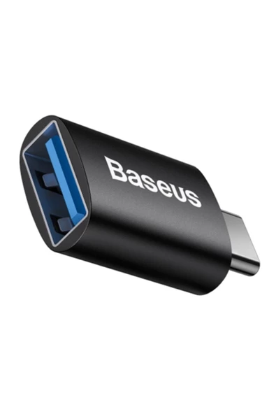 Baseus   Type-c To Usb 3.1 Dönüştürücü Adaptör Mini Otg Ingenuity Series Siyah
