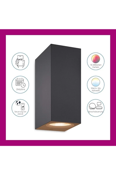 Wiz Up&down Rgb Wifi Akıllı Duvar Lambası - Resim 2