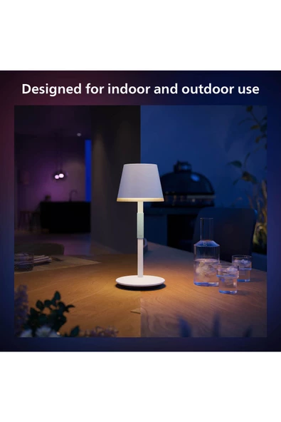 Philips Hue GO Belle Taşınabilir Masa Lambası Beyaz - 929003128401 - 7