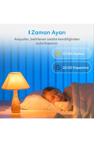 MEROSS   Wi-fi Uzaktan Kontrollü Akıllı Enerji Tasarruflu 810 Lümen Rgb Led Ampul - 6
