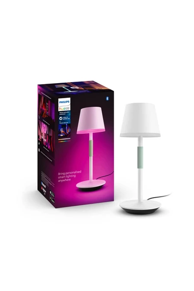 Philips Hue GO Belle Taşınabilir Masa Lambası Beyaz - 929003128401 - 2