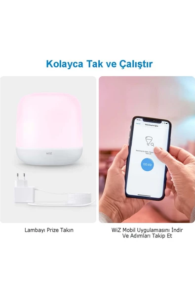 Wiz Wi-fi Hero Masa Lambası Bluetooth Özellikli - 2