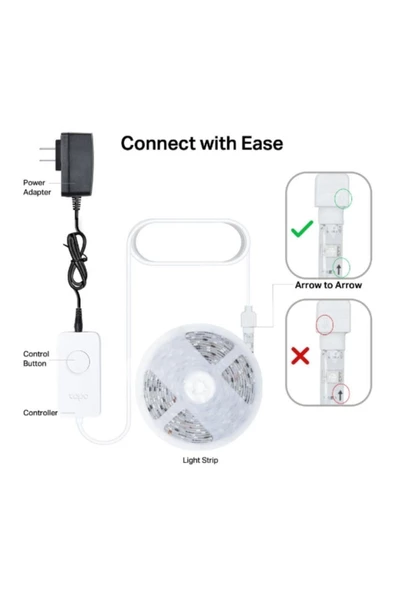 TP-LINK   Tapo L920-5 Akıllı Wi-fi Renkli Led Şerit - Resim 3