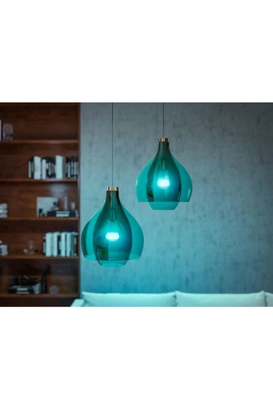 Philips Huewca 9-75W E27 Renkli Akıllı Ampul 3'Lü Başlangıç Seti (Kumandalı) - 5
