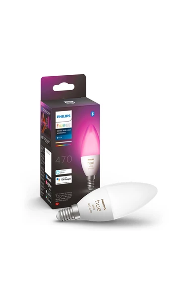 Philips   HueWCA 5.3W E14 Renkli Akıllı Ampul B39 - 1