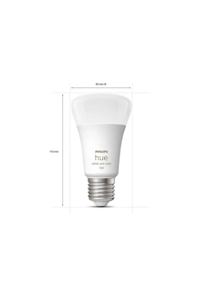Philips Huewca 9-75W E27 Renkli Akıllı Ampul 3'Lü Başlangıç Seti (Kumandalı) - 3