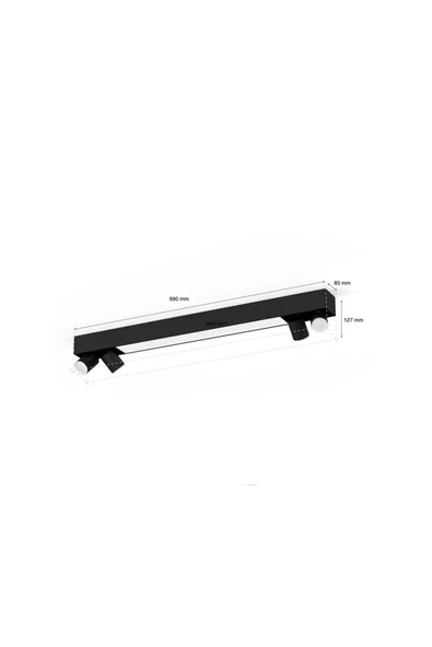 Philips Hue WCA Centris Led 4'lü Akıllı Spot Lamba 4x5.7W (Siyah) - 5