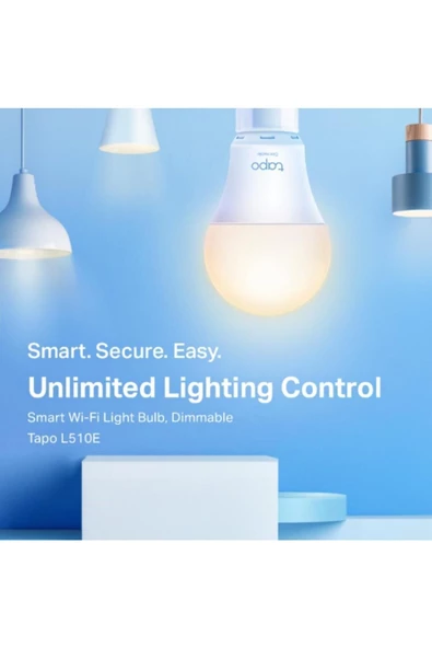 TP-LINK   Tapo L510e Ayarlanabilir Işık Seviyeli Akıllı Wi-fi Led Ampul Beyaz Beyaz - 2