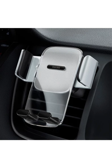 BASEUS ORJİNAL   Baseus Easy Control Clamp Air Vent Araç Içi Telefon Tutucu Suyk000101 - 5