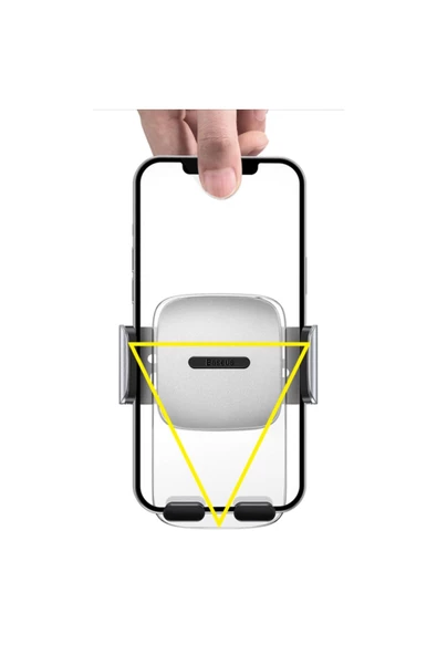BASEUS ORJİNAL   Baseus Easy Control Clamp Air Vent Araç Içi Telefon Tutucu Suyk000101 - 6