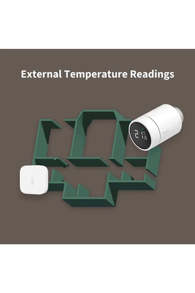 aqara   E1 Akıllı Termostat Vanası - 2